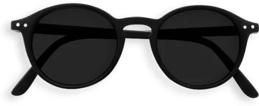 Γυαλιά Ηλίου Unisex Izipizi #D Black Grey Lenses με Κοκκάλινο Σκελετό Μαύρο