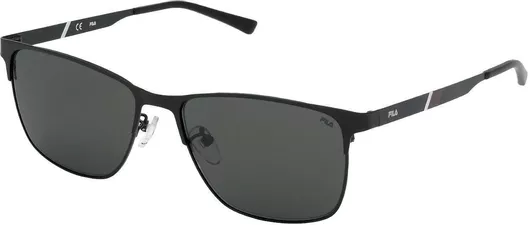 Γυαλιά Ηλίου Ανδρικά Fila Sfi 007 531 Standard 57Mm με Μεταλλικό Σκελετό Μαύρο
