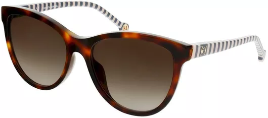 Γυαλιά Ηλίου Γυναικεία Carolina Herrera She 868 752 Gradient 56Mm με Κοκκάλινο Σκελετό Καφέ