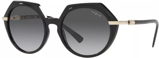 Γυαλιά Ηλίου Γυναικεία Vogue Vo 5384 Sb W44/11 Standard Gradient με Κοκκάλινο Σκελετό Μαύρο