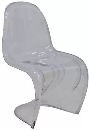 Καρέκλα Τραπεζαρίας Pakoworld Xyofa 42x45x85cm Διάφανο