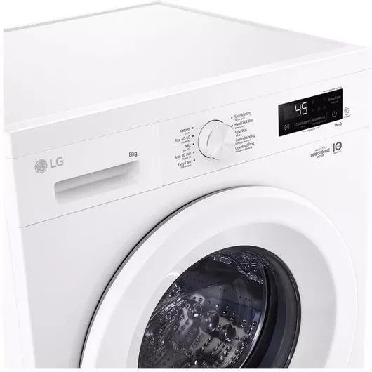 LG Πλυντήριο Ρούχων 8kg με Τεχνολογία Ατμού 1400 Στροφών 6 Motion F4X1008NWH