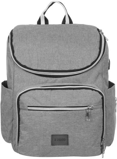Τσάντα Αλλαξιέρα Zizito Πλάτης Γκρι