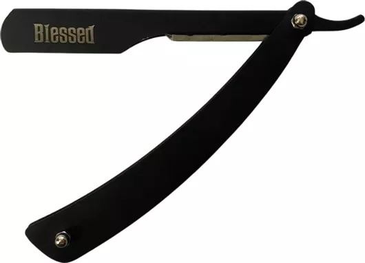 Φαλτσέτα Ξυρίσματος Blessed Black Butterfly Razor All Metal με Θήκη 