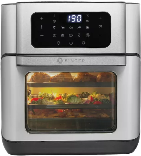Φριτέζα Αέρος Singer AF-4640 1500W Ασημί