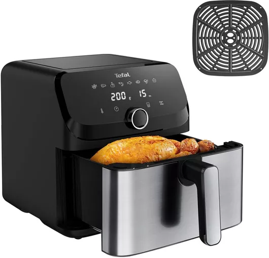 Φριτέζα Αέρος Tefal EY855D 2000W Ασημί