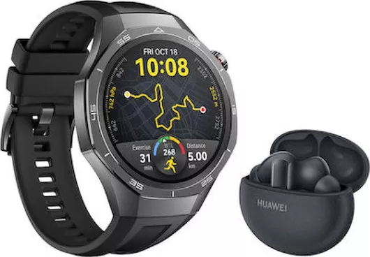 Huawei Watch GT 5 Pro 46mm Black + Huawei FreeBuds 5i Black