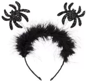 Αποκριάτικο Αξεσουάρ Στέκα Μαλλιών Αράχνη Μαύρο