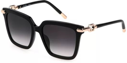 Γυαλιά Ηλίου Furla Sfu 713 0700 53 Γυναικεία με Κοκκάλινο Σκελετό Μαύρο