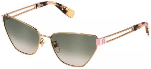 Γυαλιά Ηλίου Furla Sfu 717 8Fcy 60 Γυναικεία με Μεταλλικό Σκελετό Ροζ/Χρυσό