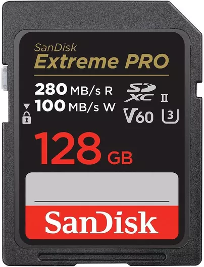 Κάρτα Μνήμης SanDisk Extreme PRO SDXC UHS-II V60 128GB 280 MB/s