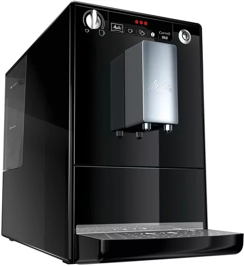 Melitta Caffeo Solo E950-101 Αυτόματη Μηχανή Espresso 1400W Πίεσης 15bar με Μύλο Άλεσης Μαύρη