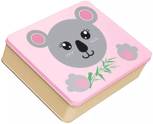 Κασετίνα Bagtrotter -κουτί Koala 8.5x2.2x8.5cm Πολύχρωμο