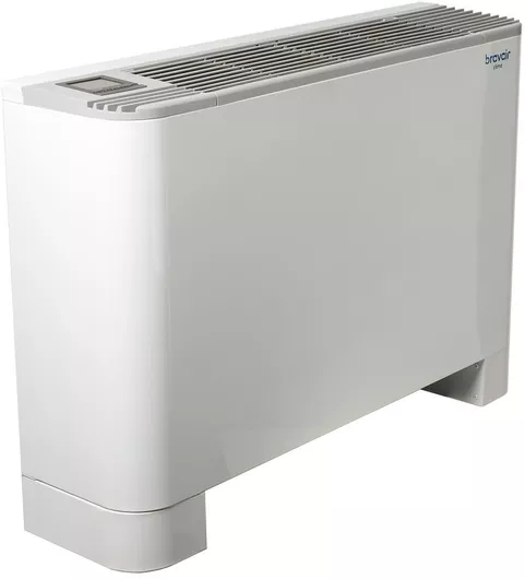 Fan Coil Bravair FCL-080 Δαπέδου-Οροφής Νερού Ψύξης / Θέρμανσης 5.4 / 8.8W Λευκό