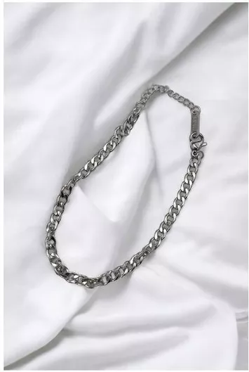 Αλυσίδα Χειρός από Ατσάλι 22cm Ασημί