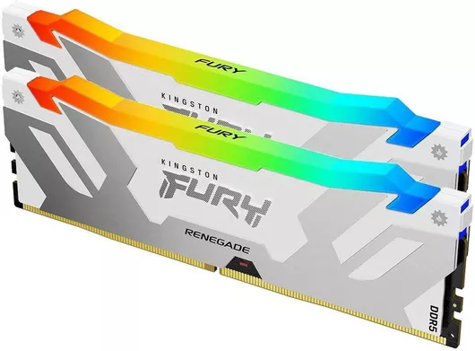 Kingston Fury Renegade RGB 32GB DDR5 RAM με 2 Modules (2x16GB) και Ταχύτητα 7600 για Desktop