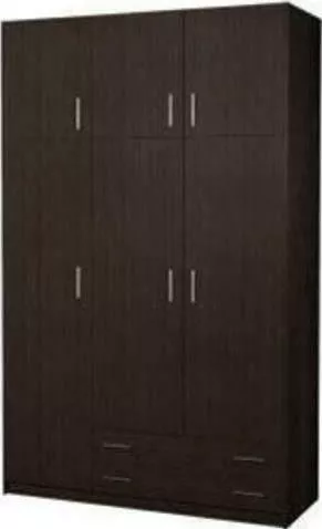 Παιδική Ντουλάπα 3 Τρίφυλλη Wenge 110x50x180cm