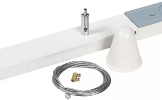 Ντίζα Elvhx για Κρέμασμα Φωτιστικών από Αλουμίνιο για Σποτ EL189091 λευκό