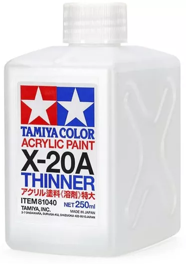 Χρώμα Μοντελισμού Tamiya X-20A Acrylic Thinner (250ml) - Διαλυτικό - Αραιωτικό Aκρυλικών Tamiya X-20A (250ml)