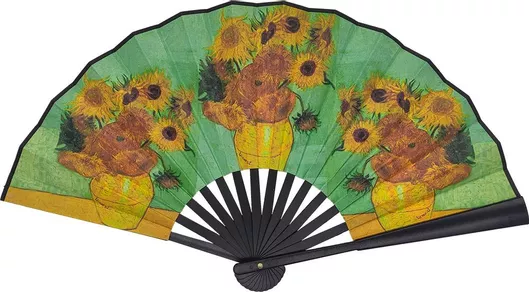 Αποκριάτικη Βεντάλια Πολύχρωμη από Πλαστικό