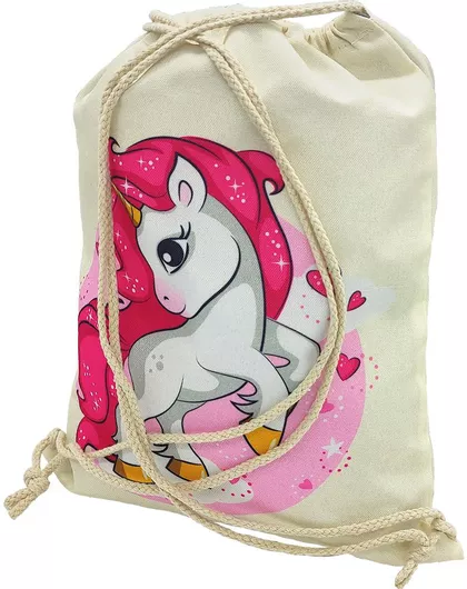 Παιδική Τσάντα Πλάτης Gift-Me Unicorn 42x32cm Λευκή