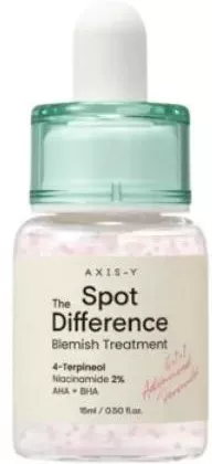Axis-y Spot The Difference Blemish Treatment Serum Προσώπου με Centella Asiatica & AHA για Λάμψη 15ml