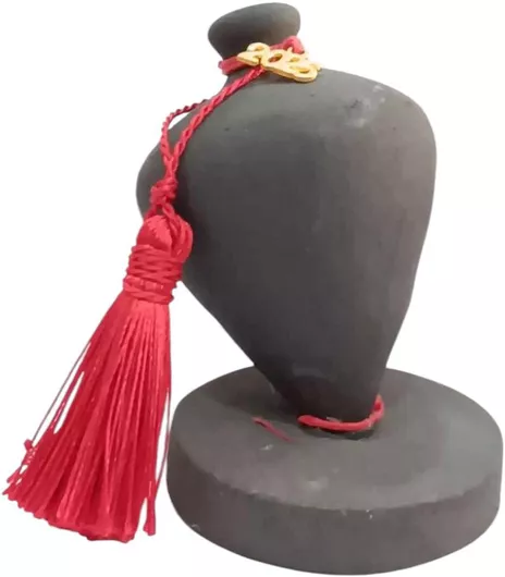 Γούρι 2025 Kalliopi Silver RZ84-942 Κεραμική Μαύρο Σβουρα σε Βάση 5x5.5x11cm