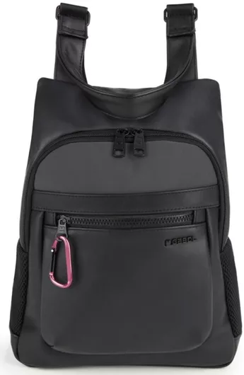 Γυναικεία Τσάντα Gabol από Δερματίνη Πλάτης Nicole 26x33cm Μαύρο