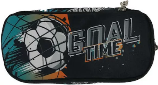 Κασετίνα Back Me Up Βαρελάκι Οβάλ Soccer 357-19141 Πολύχρωμο