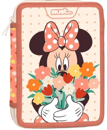 Κασετίνα Must Διπλή Γεμάτη 15x5x21 Minnie Happiness 564397 Πολύχρωμο