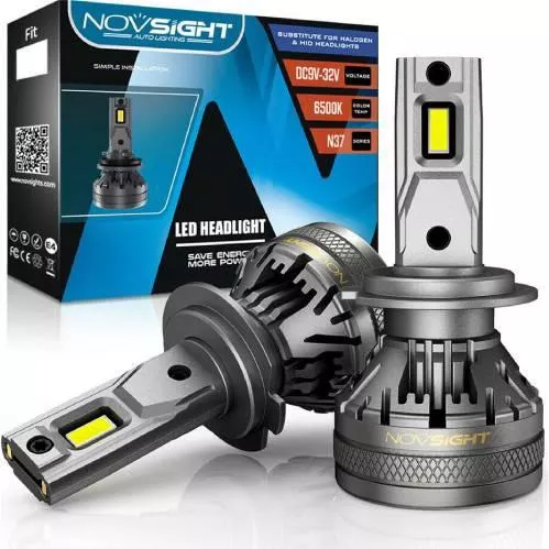 Λάμπα Αυτοκινήτου NovSight 41014 H7 LED A500-N37-H7 120W 6500K 12/24V Σετ 2τμχ Ψυχρό Λευκό