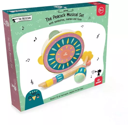 Μουσικό Παιχνίδι Svoora Ντέφι από Ξύλο για 3+ Ετών