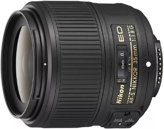 Φωτογραφικός Φακός Nikon Full Frame AF-S Nikkor 35mm f/1.8G ED Σταθερός για Nikon F Mount Μαύρο
