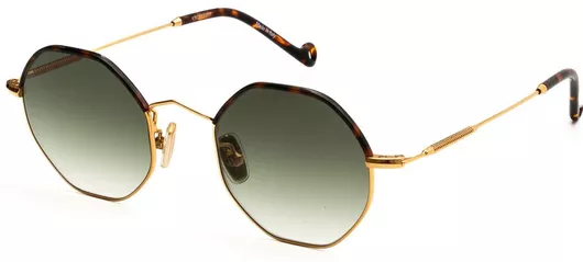 Unisex Γυαλιά Ηλίου Eyepetizer Namib Στρογγυλά με Μεταλλικό Σκελετό Χρυσό