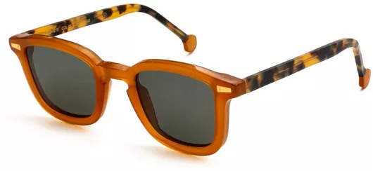 Unisex Γυαλιά Ηλίου Kyme Dionisys Τετράγωνα με Πάστινο Σκελετό Καφέ