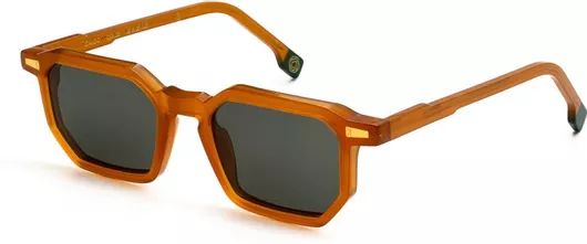 Unisex Γυαλιά Ηλίου Kyme Idalgo Τετράγωνα με Πάστινο Σκελετό Καφέ