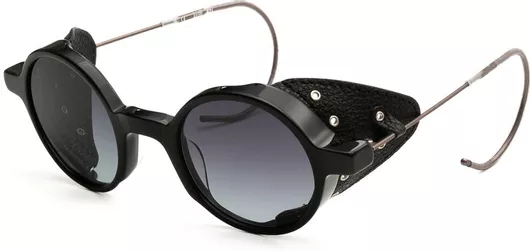 Ανδρικά Γυαλιά Ηλίου Kaleos Parrado Στρογγυλά με Πάστινο Σκελετό Μαύρο