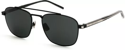 Ανδρικά Γυαλιά Ηλίου Saint Laurent Sl 665 Τετράγωνα με Μεταλλικό Σκελετό Μαύρο