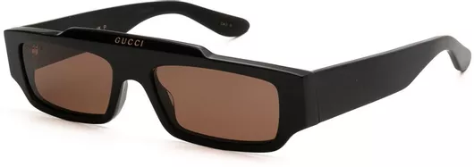 Γυναικεία Γυαλιά Ηλίου Gucci 1592S Τετράγωνα με Πάστινο Σκελετό Μαύρο