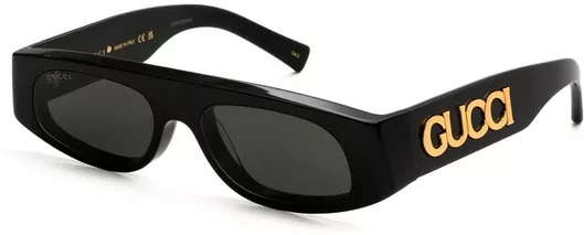 Γυναικεία Γυαλιά Ηλίου Gucci 1771S Τετράγωνα με Πάστινο Σκελετό Μαύρο