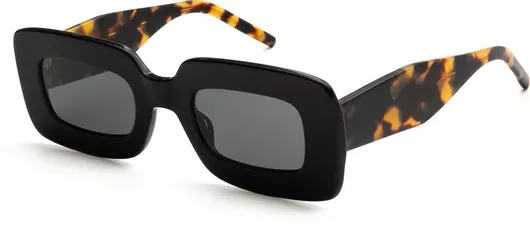 Γυναικεία Γυαλιά Ηλίου Kaleos Poplin Τετράγωνα με Πάστινο Σκελετό Ταρταρούγα