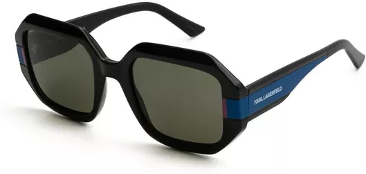 Γυναικεία Γυαλιά Ηλίου Karl Lagerfeld Kl6124S Τετράγωνα με Πάστινο Σκελετό Μαύρο