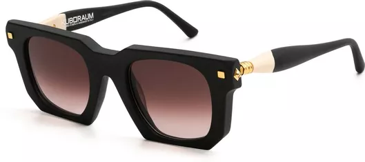 Γυναικεία Γυαλιά Ηλίου Kuboraum J3 Τετράγωνα με Πάστινο Σκελετό Μαύρο