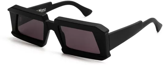 Γυναικεία Γυαλιά Ηλίου Kuboraum X20 Τετράγωνα με Πάστινο Σκελετό Μαύρο