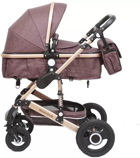 Πολυκαρότσι 2 σε 1 Fiko Wisesonle Καφέ