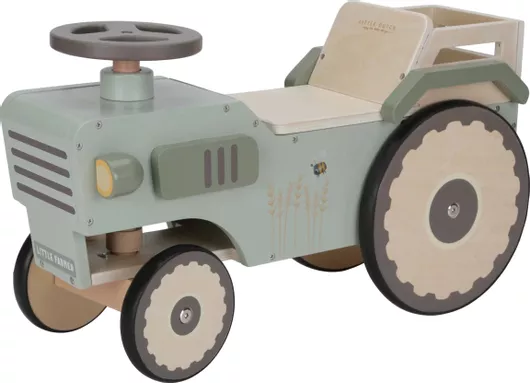 Περπατούρα Little Dutch Αυτοκινητάκι Ride-On για 18+ Μηνών από Ξύλο Πράσινο