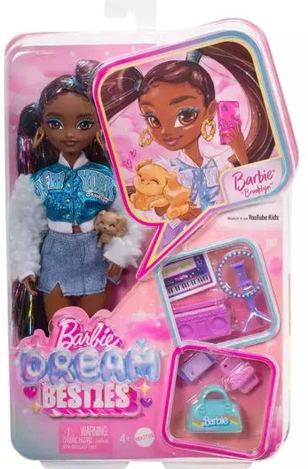 Barbie Mattel Dream Besties Doll Brooklyn για 4+ Ετών