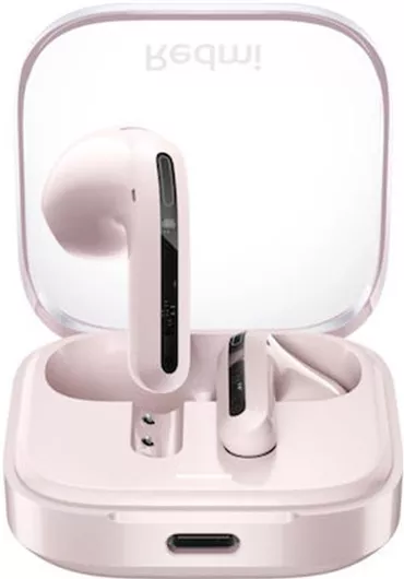 Xiaomi Redmi Buds 6 Active Bluetooth Handsfree Ακουστικά με Θήκη Φόρτισης Ροζ