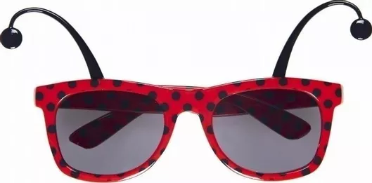Αποκριάτικα Γυαλιά Widmann Ladybag Κόκκινο