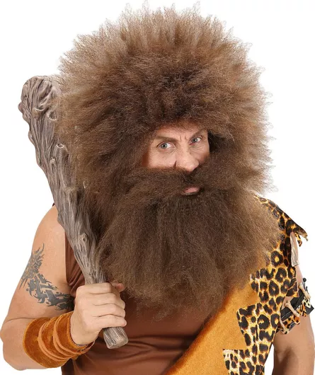 Αποκριάτικη Γενειάδα Widmann με Μουστάκι Καφέ